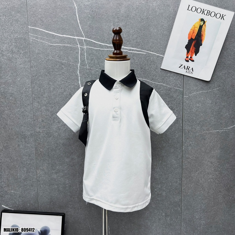 Áo polo MC QUEN phối vai hàng quảng châu sc bé trai