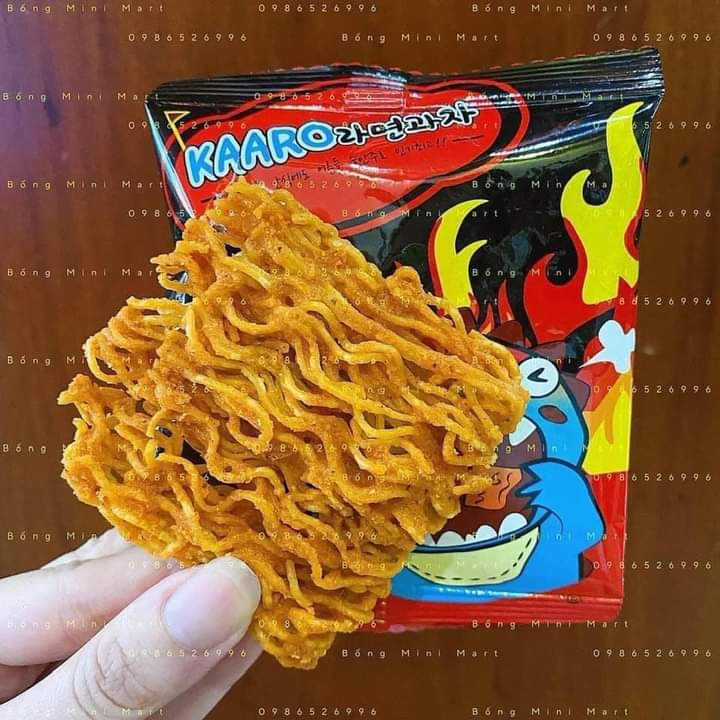 Mì Tôm Trẻ Em Hàn Quốc KAARO vị cay- Hộp 30 gói x16g