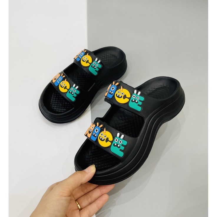 Dép lê 2 quai ngang tặng kèm sticker lạc đà siêu xinh 8003HY