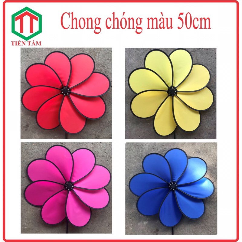 Chong chóng 1 màu, đường kính 50cm.