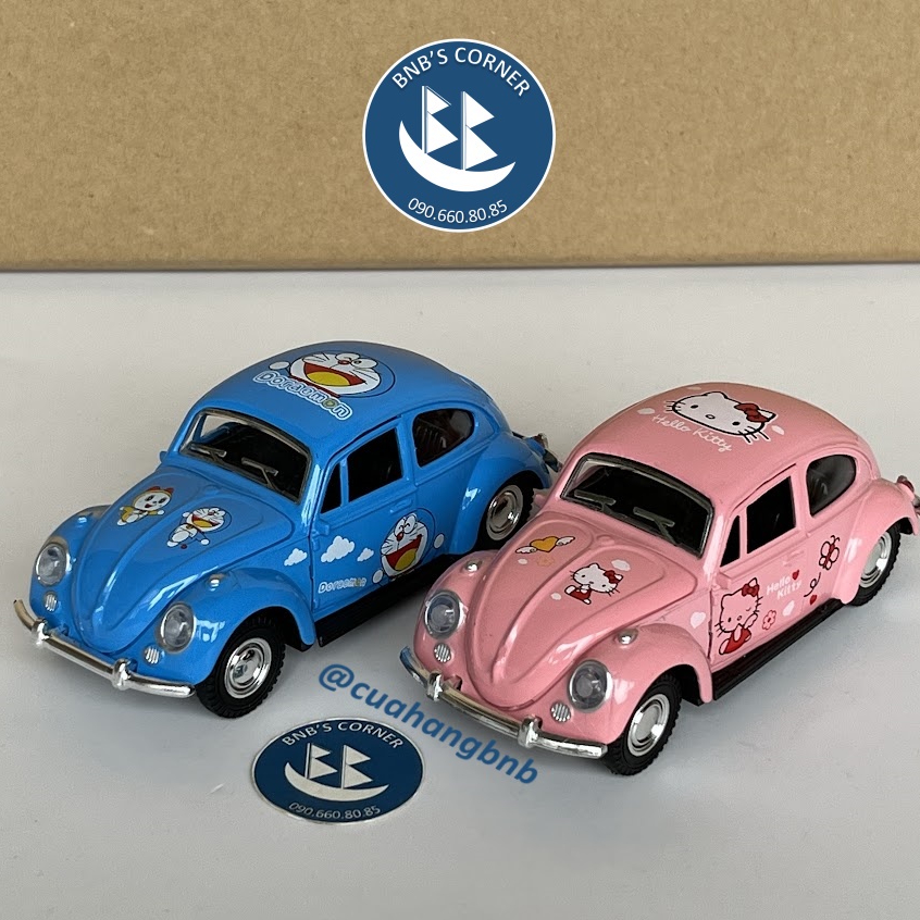Mô hình xe Volkswagen Beetle hoạt hình tỉ lệ 1:36