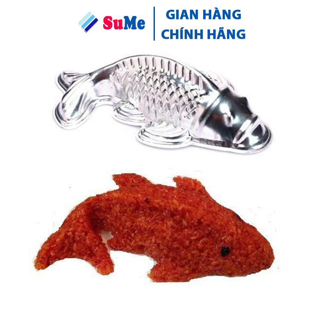 Khuôn xôi cá chép Inox đẹp, đồ khuôn làm thạch rau câu bánh trung thu xôi cao cấp