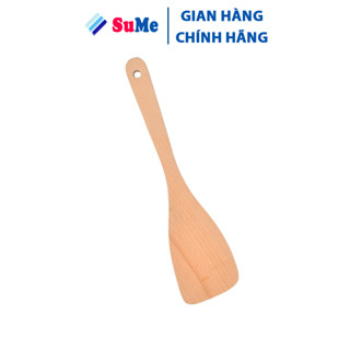 Xẻng xào gỗ muôi, xẻng vá sạn gỗ chiên xào nấu thức ăn lật tự nhiên