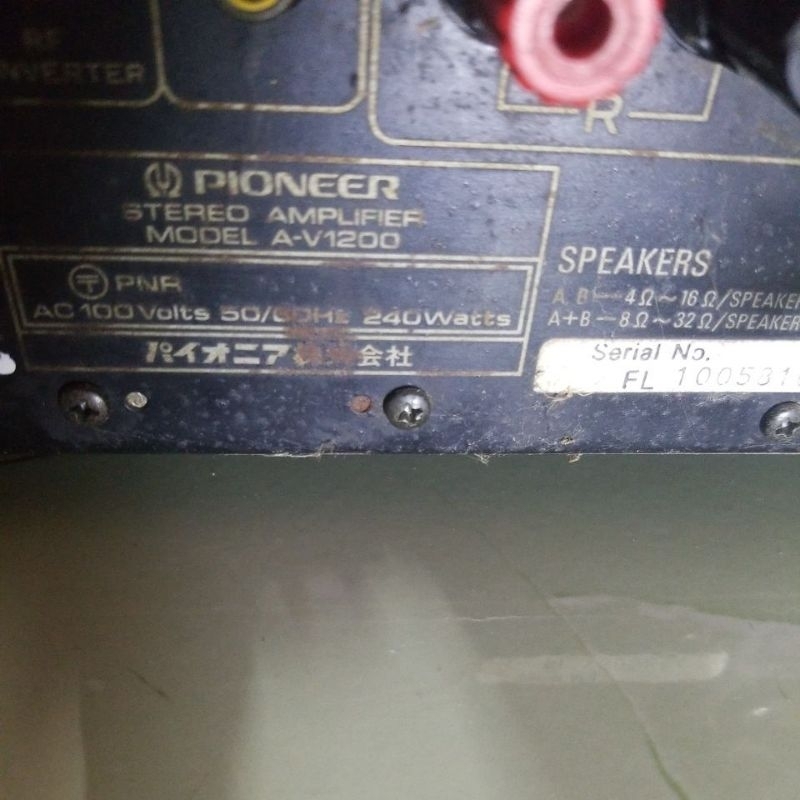 Thanh Lý Amply pioneer A-V1200 cs 240W