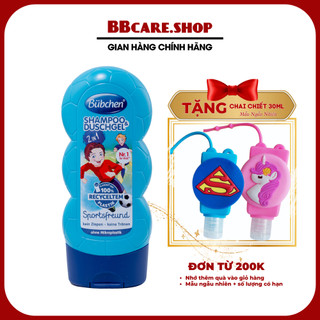 Sữa tắm gội cho bé thể thao Bubchen hàng Đức 230ml