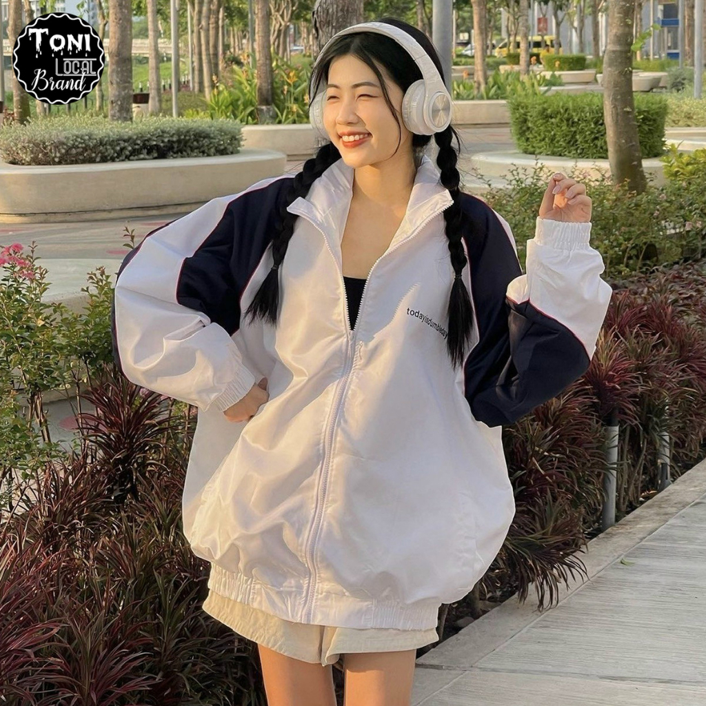 Áo Khoác Dù phối 2 lớp todayisdumbleday - Áo Khoác Gió nam nữ Unisex