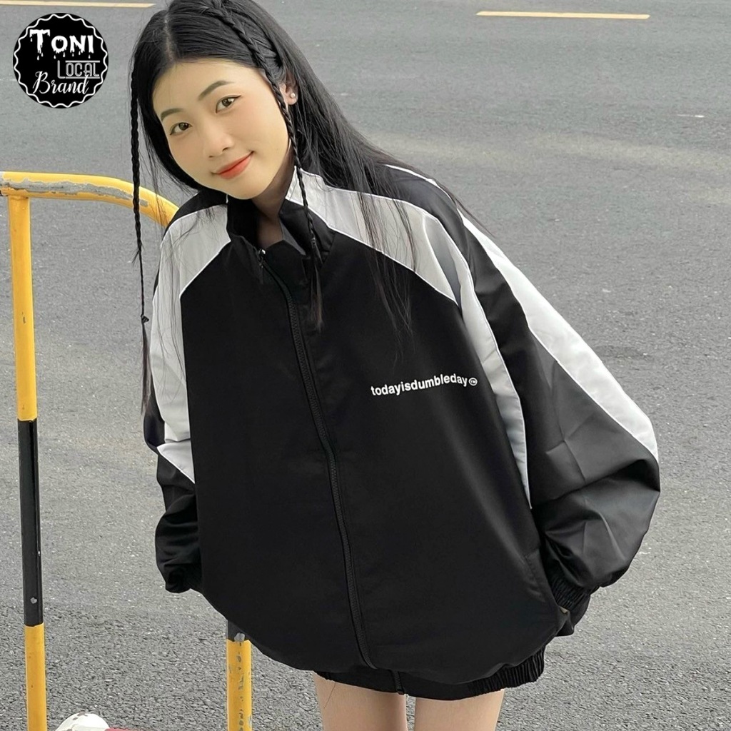 Áo Khoác Dù phối 2 lớp todayisdumbleday - Áo Khoác Gió nam nữ Unisex
