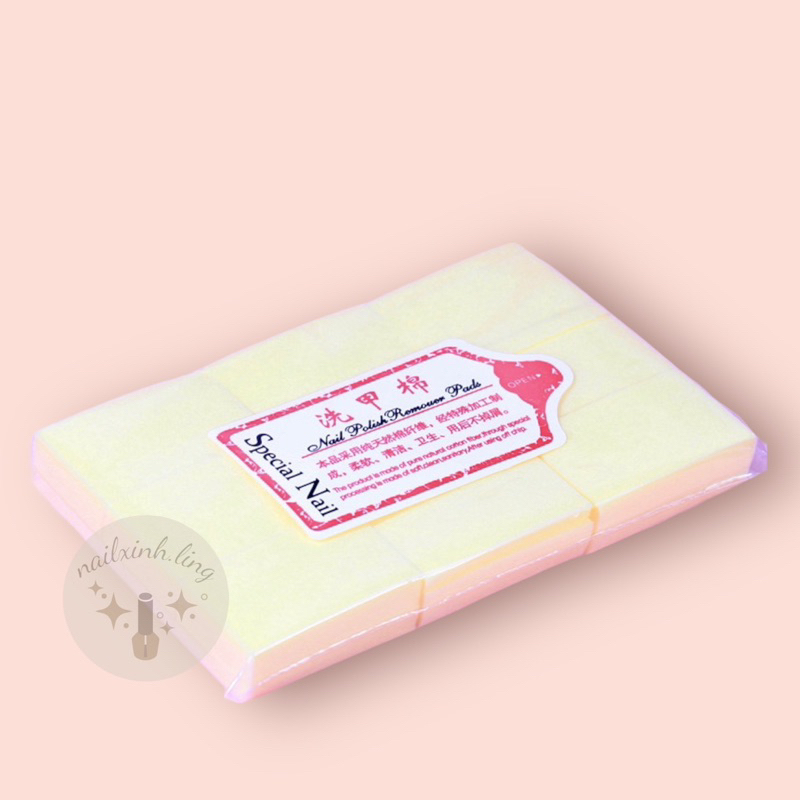 Giấy lau gel nail loại cứng ko xù 5 màu đa dạng