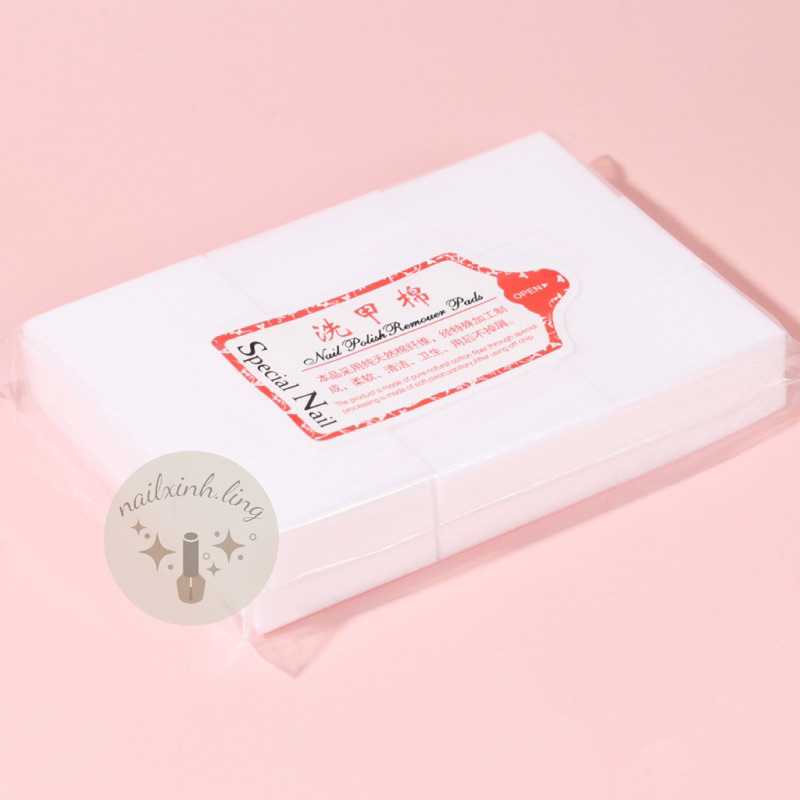 Giấy lau gel nail loại cứng ko xù 5 màu đa dạng