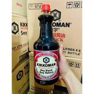  Nước tương Nhật Bản - Kikkoman Propack  Chai 1.6L  Japanese Soy Sauce 