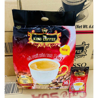 Cà phê hòa tan 3in1 tni king coffee - túi 45 gói x 16gram