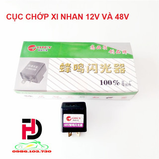 Cục chớp xi nhan signal xe máy xe điện 12v- 48v- 60v chớp kêu