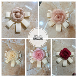 TAG CÀI ÁO, NƠ CÀI ÁO THIẾT KẾ TIỂU THƯ, SANG TRỌNG CÓ NHIỀU MẪU