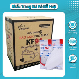 300 Chiếc Khẩu Trang KF94 Bảo Anh Pro Mask 4 Lớp Kháng Khuẩn Có Thanh Nẹp Mũi Giúp Định Hình Tốt Hơn Khi Đeo 