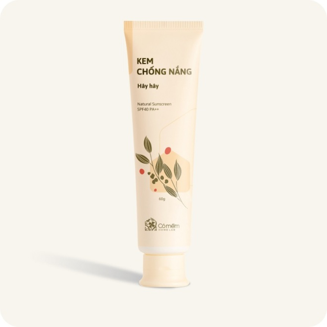 Măng tây baby - Kem Chống Nắng Thiên Nhiên Thấm Nhanh An Toàn Cho Da Hây Hây SPF 40, PA ++