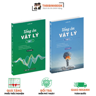 Combo sách tổng ôn vật lý lớp 12 ôn thi thptqg bản mới nhất