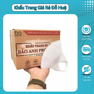  100 Chiếc Khẩu Trang 5D Bảo Anh Promask 3 Lớp Kháng Khuẩn Ngăn Ngừa Vi Khuẩn Khói Bụi Mask Form To Ôm Mặt 