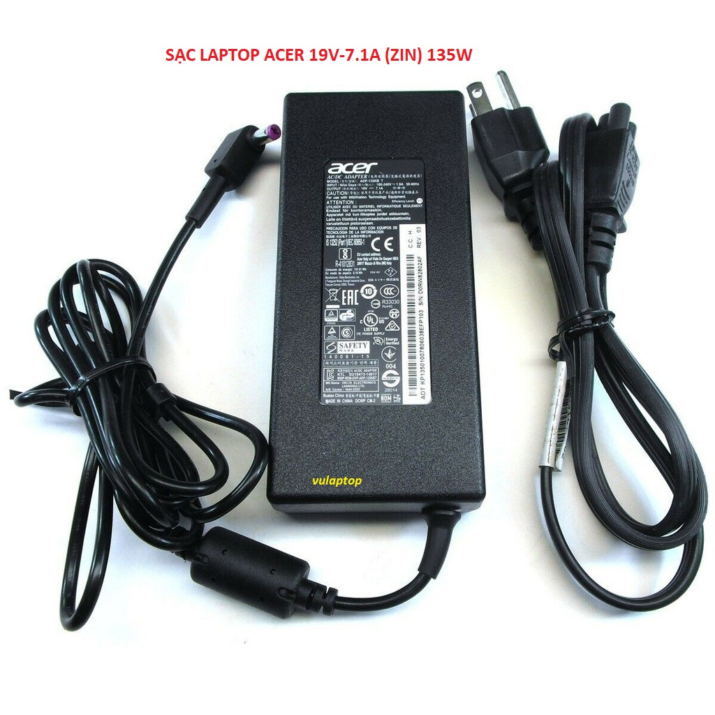Sạc laptop Acer Nitro 19V - 7.1 (ZIN) 5.5*1.7mm tặng kèm dây nguồn