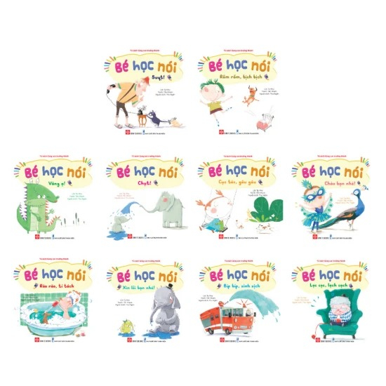 Sách thiếu nhi - Bé học nói ( nhiều chủ đề )