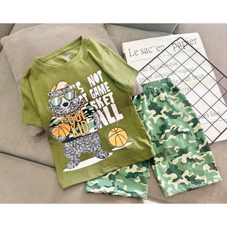 [11-38 KÝ] BỘ NGẮN BÉ TRAI THUN COTTON