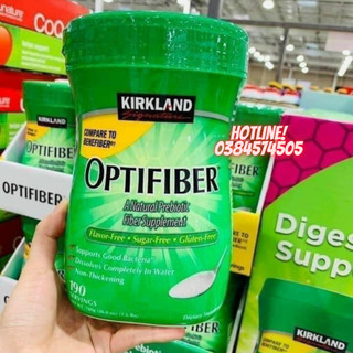 Bột chất xơ hoà tan kirkland optifiber 760g