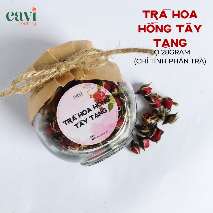 Hộp 3 Lọ Trà Hoa Hồng, Hoa Nhài, Sen Tuyết Sấy Lạnh Lọ Trà Hoa Quà Tặng Sức Khỏe Dịp 8/3