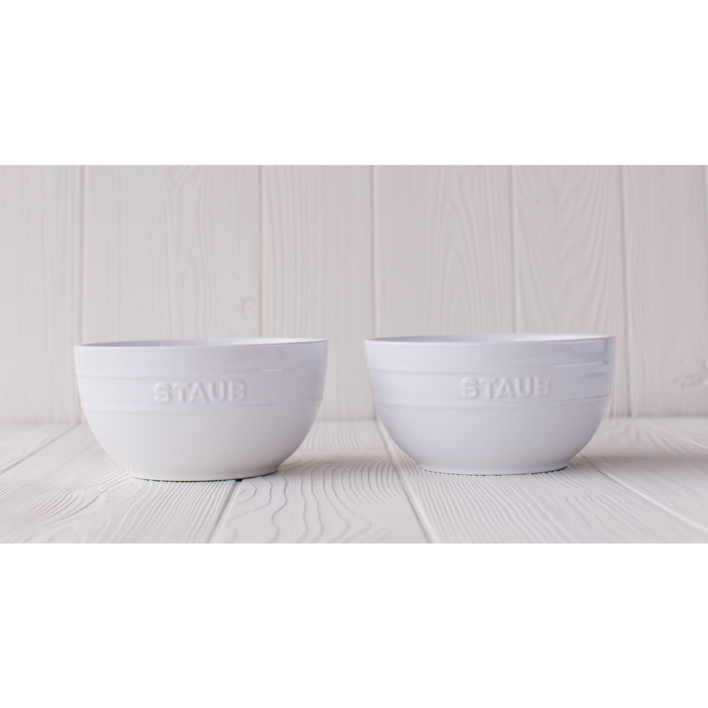 Bát STAUB BOWL I-WH 14CM & 12CM C màu trắng