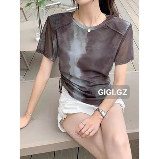 ÁO LƯỚI LOANG RÚT EO QCCC