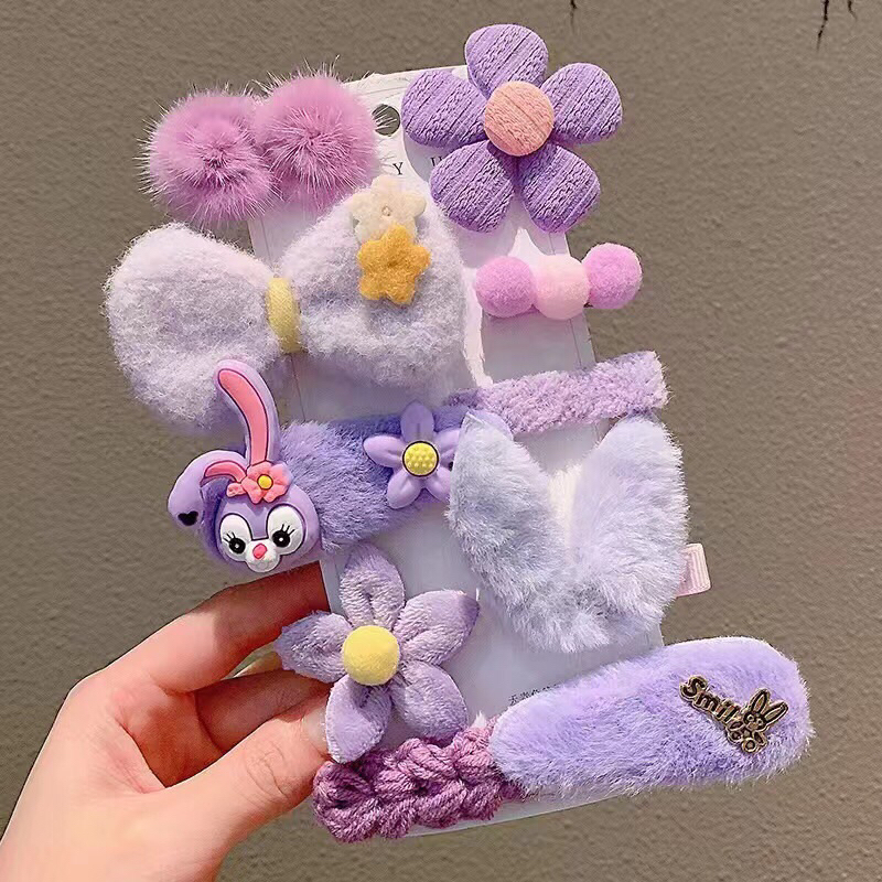 SET kẹp tóc 10 chi tiết cho bé siêu xinh