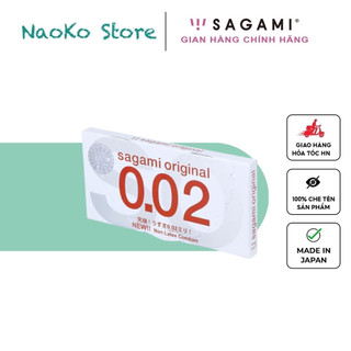 [ CHÍNH HÃNG] Bao Cao Su SAGAMI ORIGINAL 0.02 Cao Cấp SIÊU MỎNG Hộp 2c - Xuất Xứ Nhật Bản
