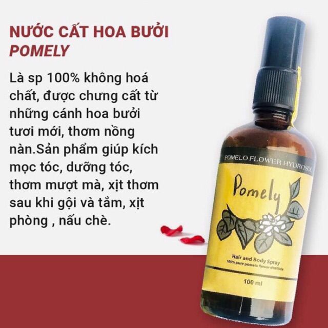 Nước Cất Hoa Bưởi Tươi Karose Pomely 100ml