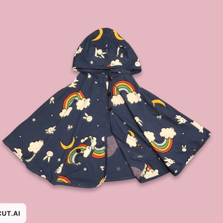 Áo choàng cánh dơi, áo chống nắng cho bé trai bé gái từ 0 đến 5 tuổi Minubaby vải cotton mềm mát, thời trang trẻ em
