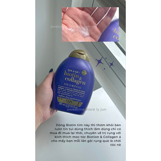 Cặp gội xã BIOTIN & COLLAGEN tím 385ml