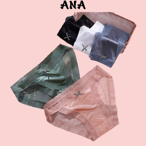 Quần lót nữ ren su cao cấp mềm mại kháng khuẩn sexy gợi cảm ANA 330