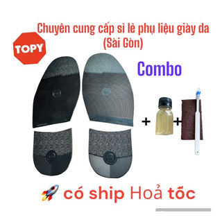 Combo bộ dán đế giày hiệu topy + keo