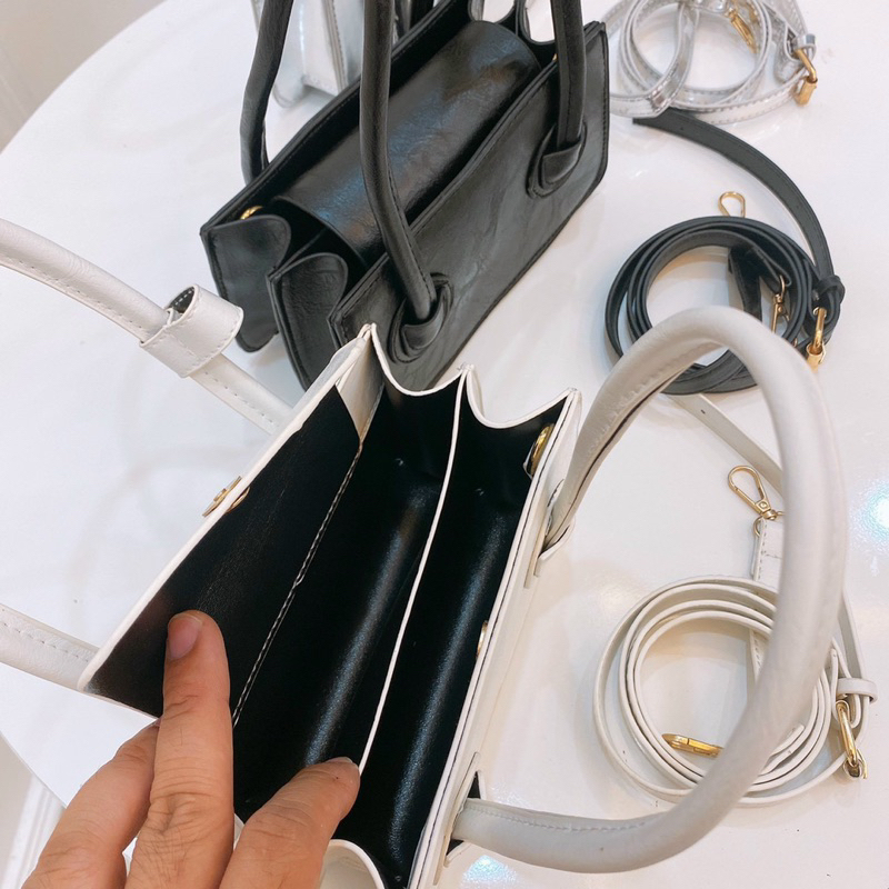 Túi Xách Nữ Túi Đeo Vai Nữ Kèm Dây Dài Đeo Chéo Mẫu Cá Tính