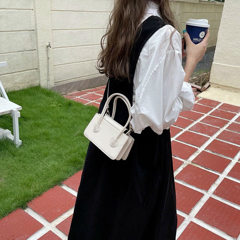 Túi Xách Nữ Túi Đeo Vai Nữ Kèm Dây Dài Đeo Chéo Mẫu Cá Tính