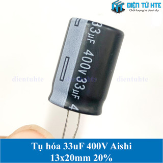 Tụ hóa aishi 33uf 400v size 13x20mm 20%