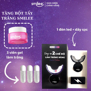 [Tặng QUÀ] Smilee Extra-Tẩy trắng răng tại nhà Smilee cao cấp Extra hiệu quả gấp đôi, chỉ 7 ngày-Chính hãng-Nhập Mỹ
