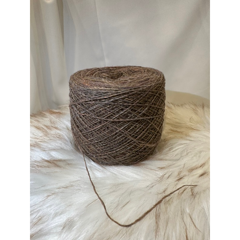 Len lông thỏ sợi se ngũ sắc