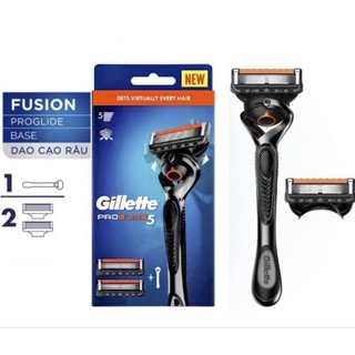 (Chính hãng) Dao cạo râu 5 +1 Gillette Fusion Proglide5 Manual(2 lưỡi,1 cán)