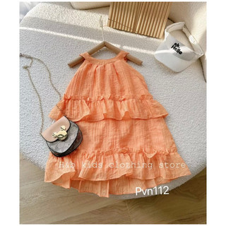 Váy tầng nhăn HB bé gái
