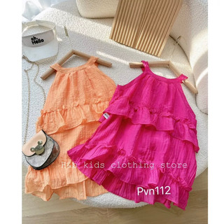 Váy tầng nhăn HB bé gái