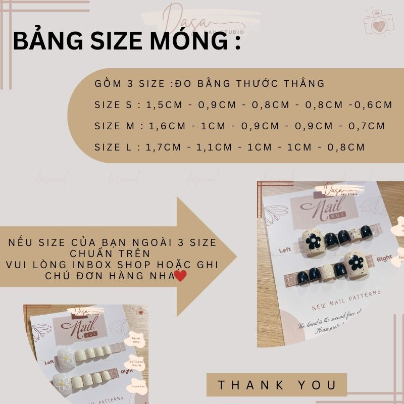 Móng chân giả NGẮN màu trắng kem nail box chân GIÁ RẺ đẹp đơn giản thích hợp đi chơi chụp ảnh tặng keo dán móng
