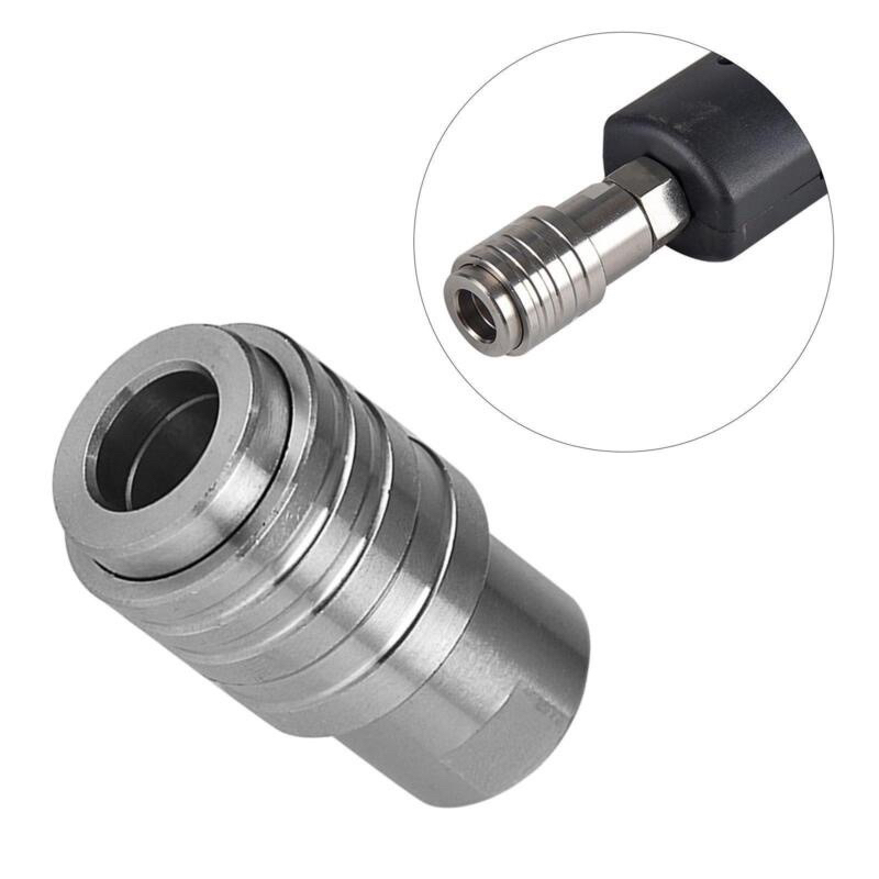 Khớp cái nối nhanh 1/4 inch-chức năng tự gài-chất liệu INOX cao cấp dùng gắn béc phun,bình bọt tuyết