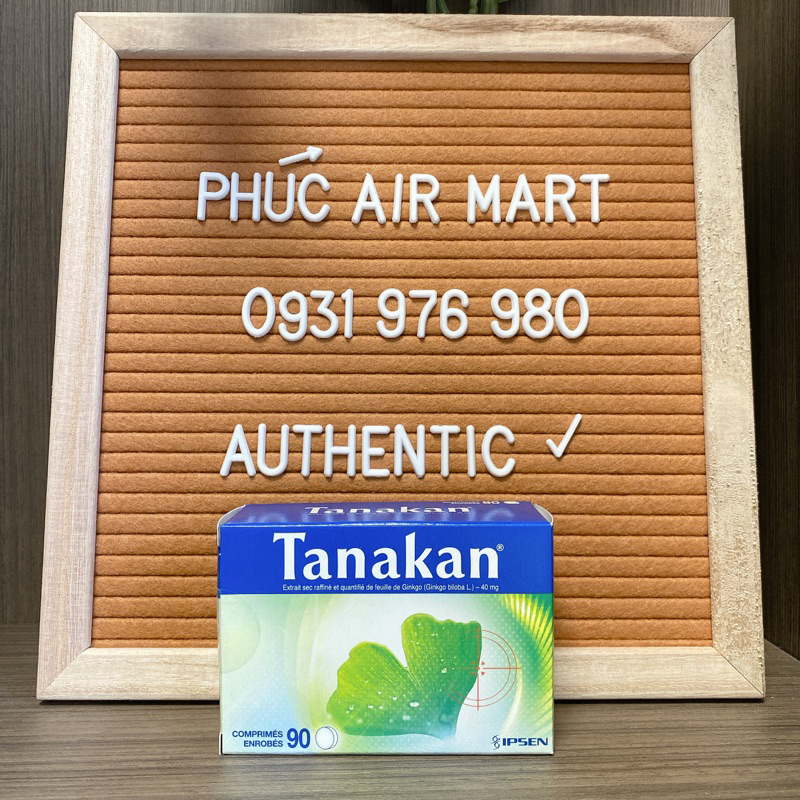Hộp Tanakan Pháp 90v