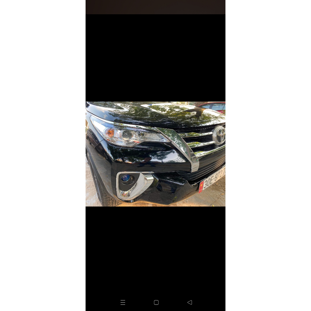 Ốp viền đèn gầm Fortuner 2017-2020