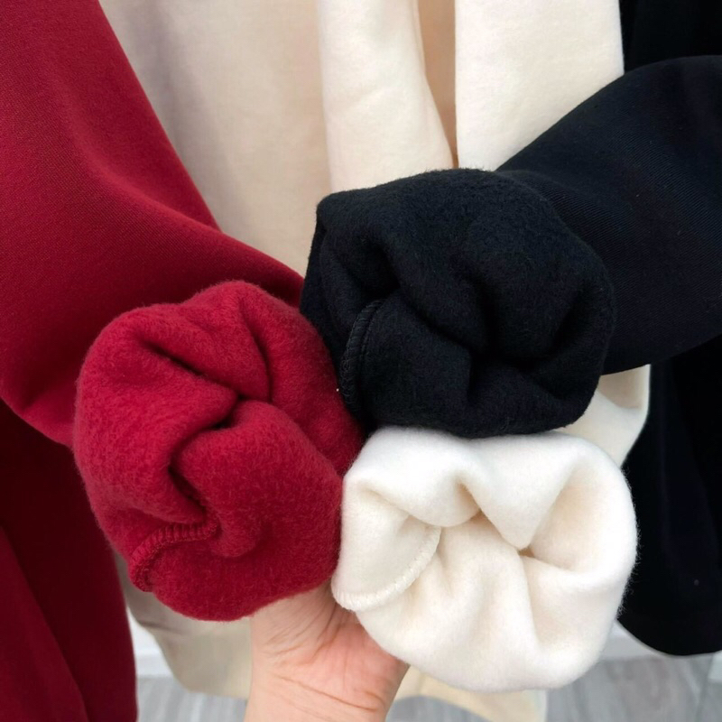 Áo khoác hoodie zip nỉ lót bông thêu chữ B _HT.Store96