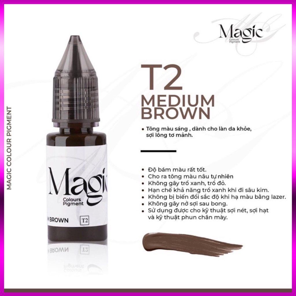 Mực Magic 👉 Phun Xăm Thẩm Mỹ 👉 Dành Cho  Phun Xăm Và Điêu Khắc Chân Mày