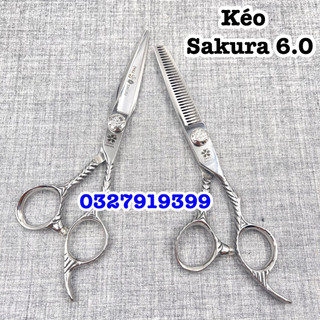 ✅freeship✅ Kéo cắt tỉa tóc cao cấp Nhật Sakura 6.0 in